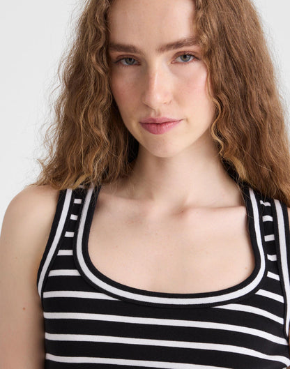 Madewell The '90s Scoopneck Tank in Compact Cotton