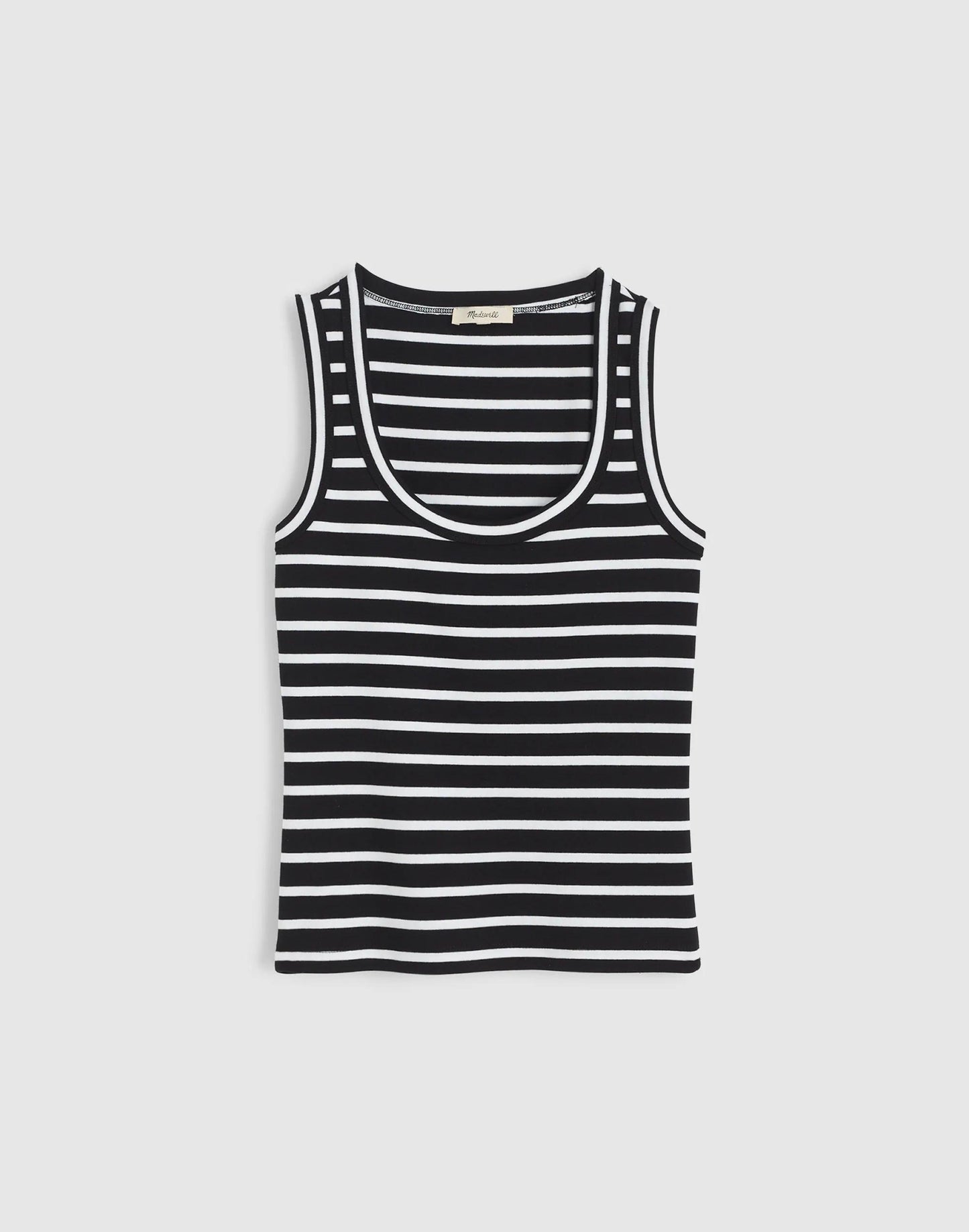 Madewell The '90s Scoopneck Tank in Compact Cotton