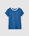 Retro Blue White