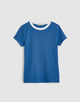 Retro Blue White