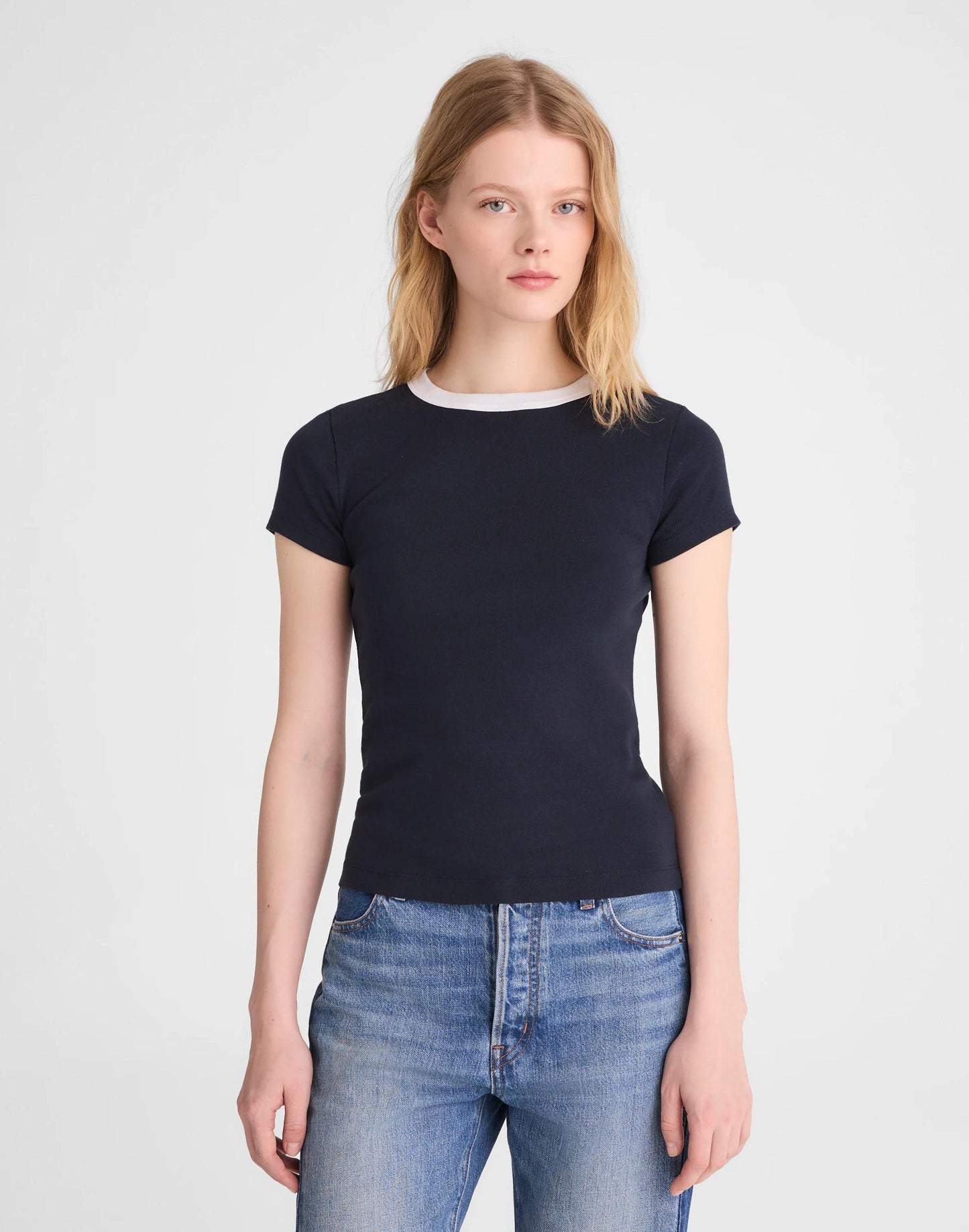 Madewell The '90s Crewneck Tee in Compact Cotton