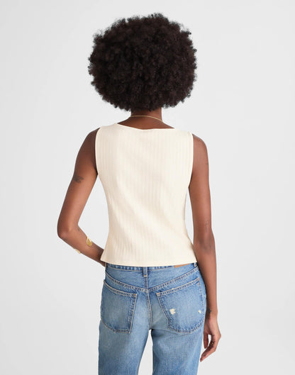 Madewell Ribbed Crewneck Shell Top