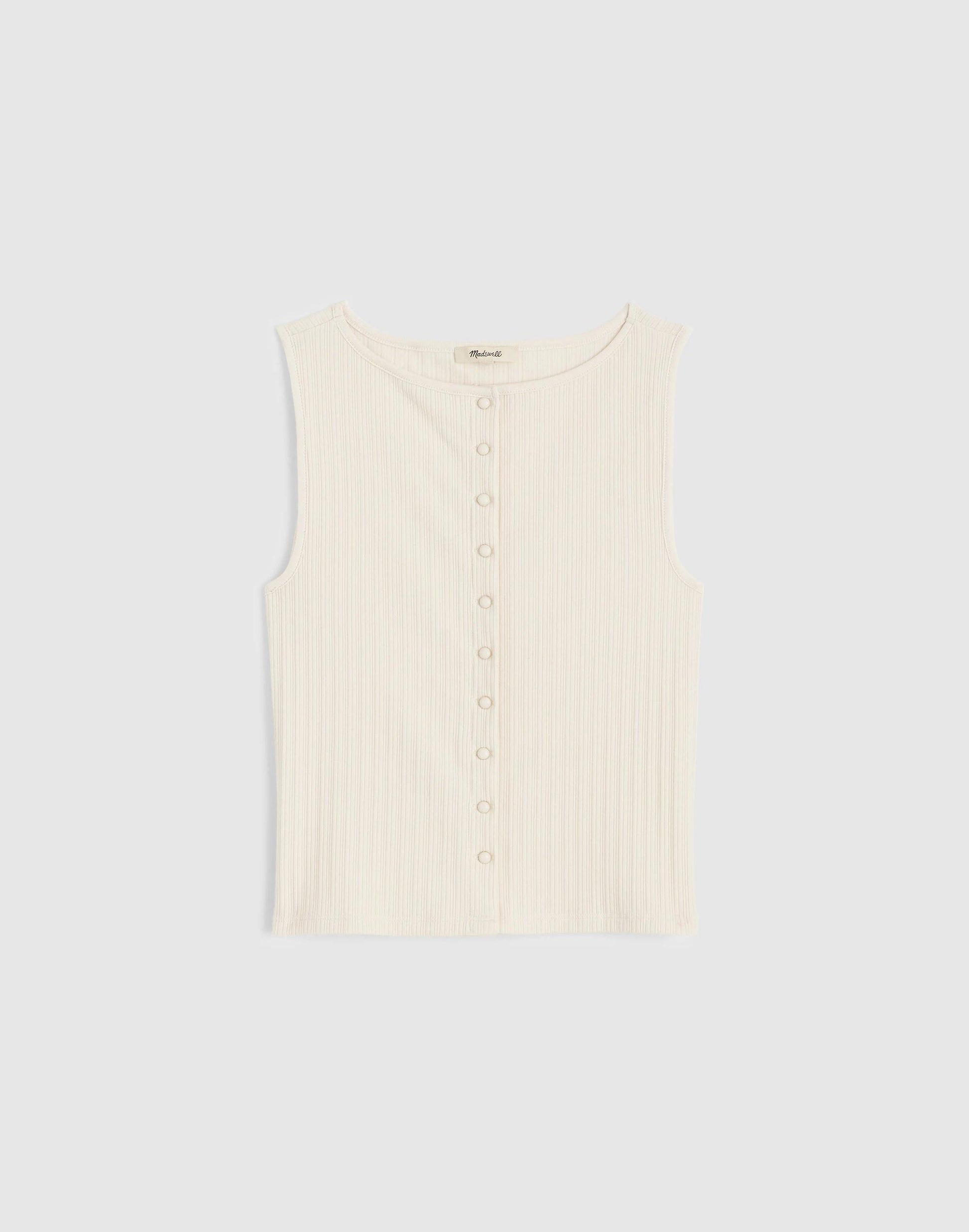 Madewell Ribbed Crewneck Shell Top