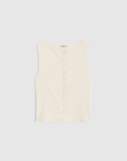 Madewell Ribbed Crewneck Shell Top