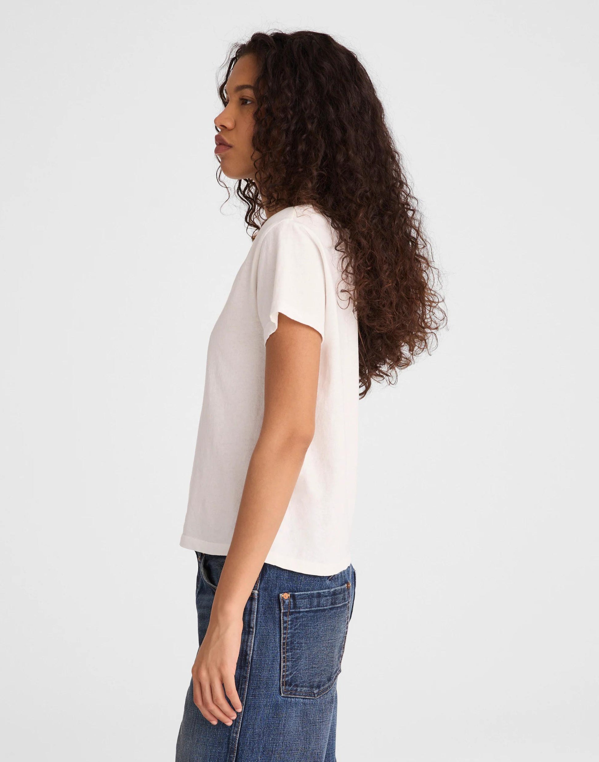 Madewell The Relaxed V-Neck Tee in Vintage Jersey