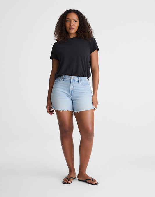 Madewell The Curvy Perfect Vintage Mid-Length Jean Short