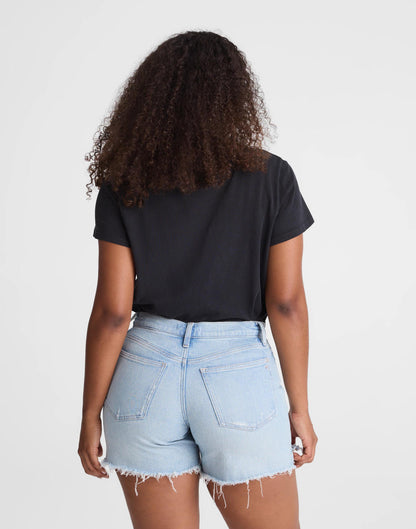 Madewell The Curvy Perfect Vintage Mid-Length Jean Short