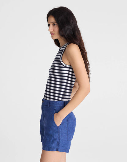 Madewell The Zoe Short in 100% Linen