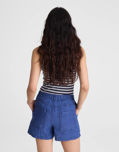 Madewell The Zoe Short in 100% Linen