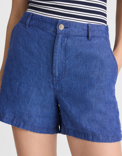 Madewell The Zoe Short in 100% Linen