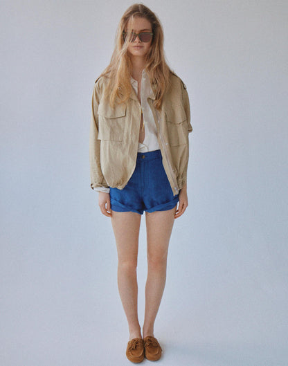 Madewell The Zoe Short in 100% Linen