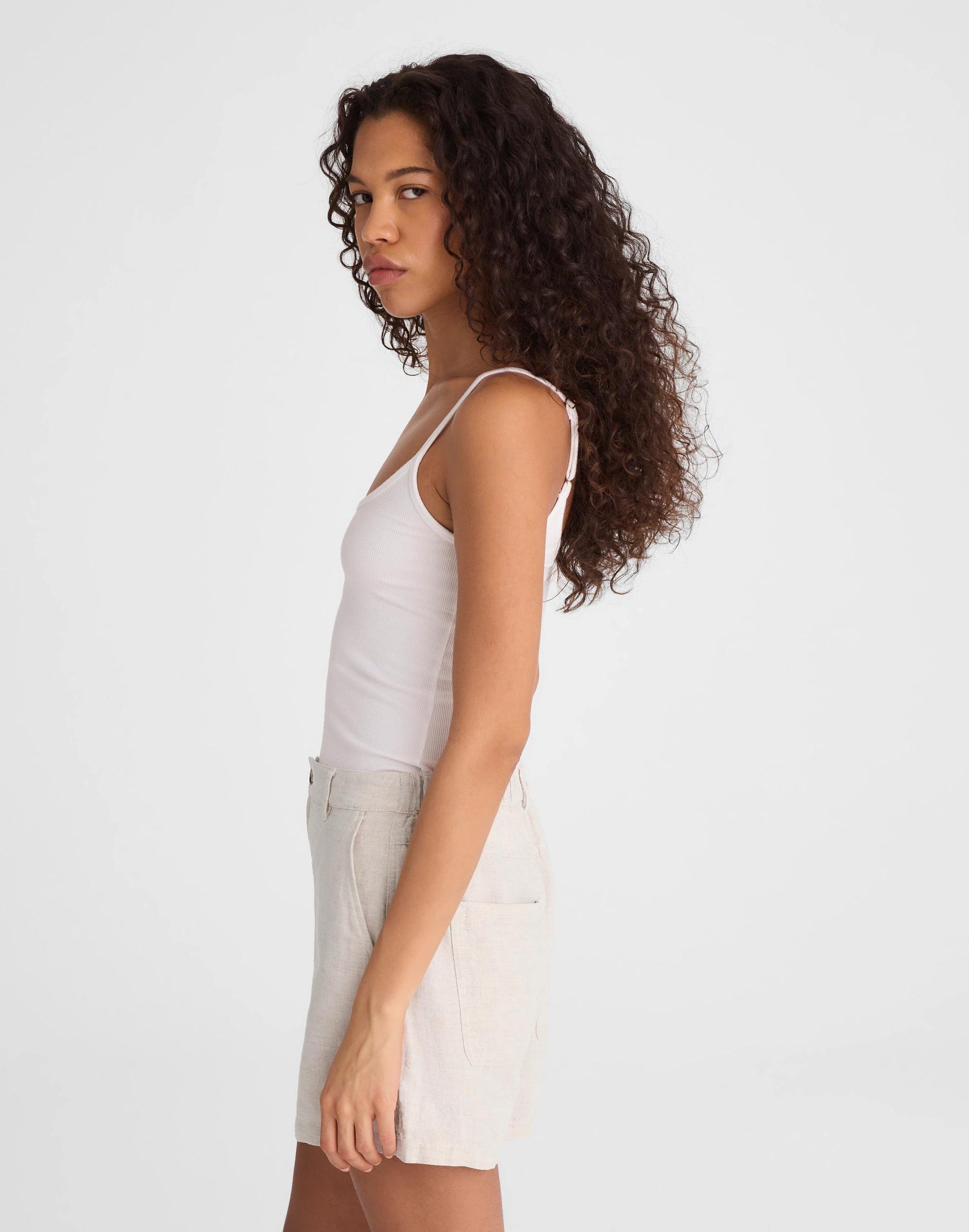 Madewell The Zoe Short in 100% Linen