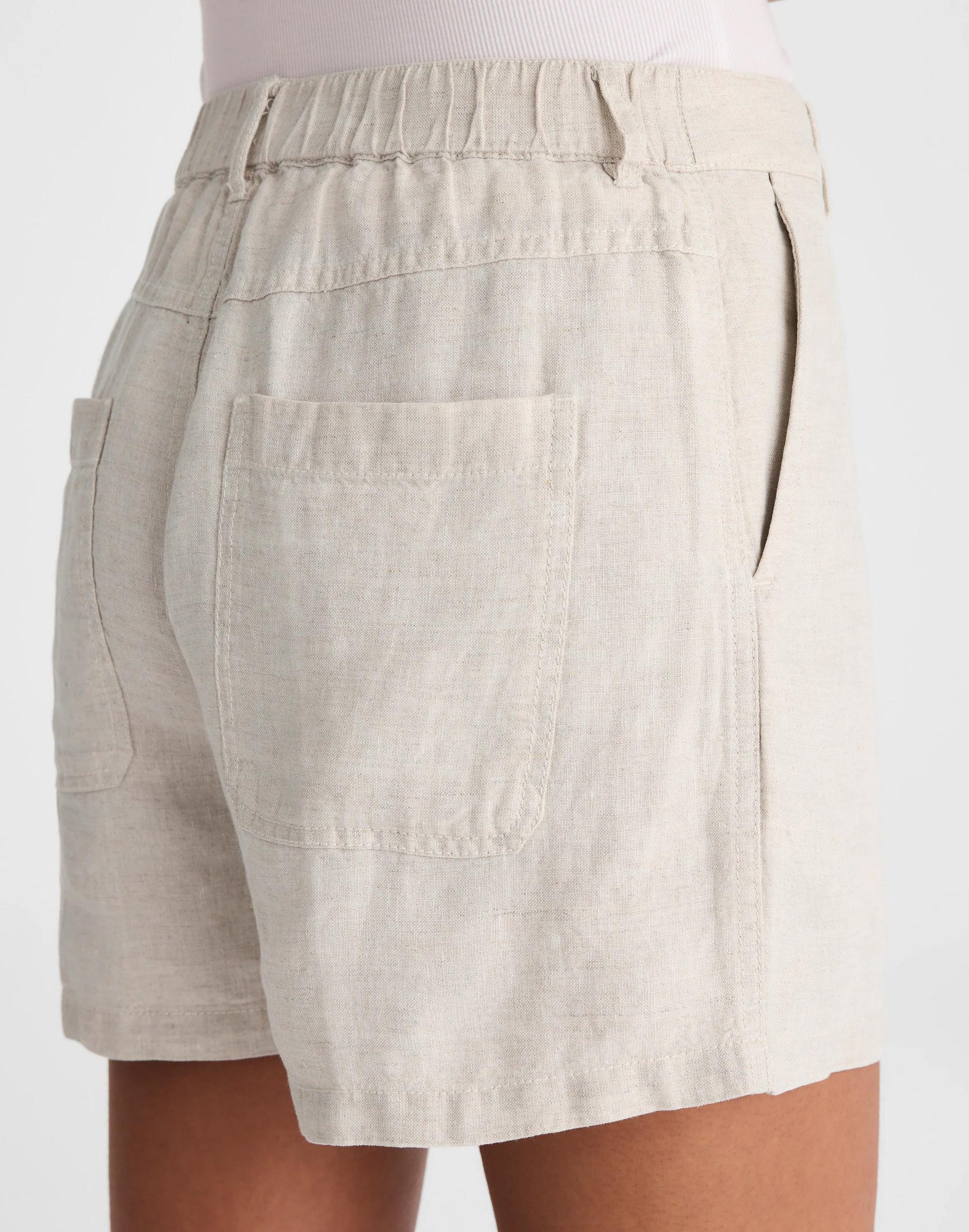 Madewell The Zoe Short in 100% Linen