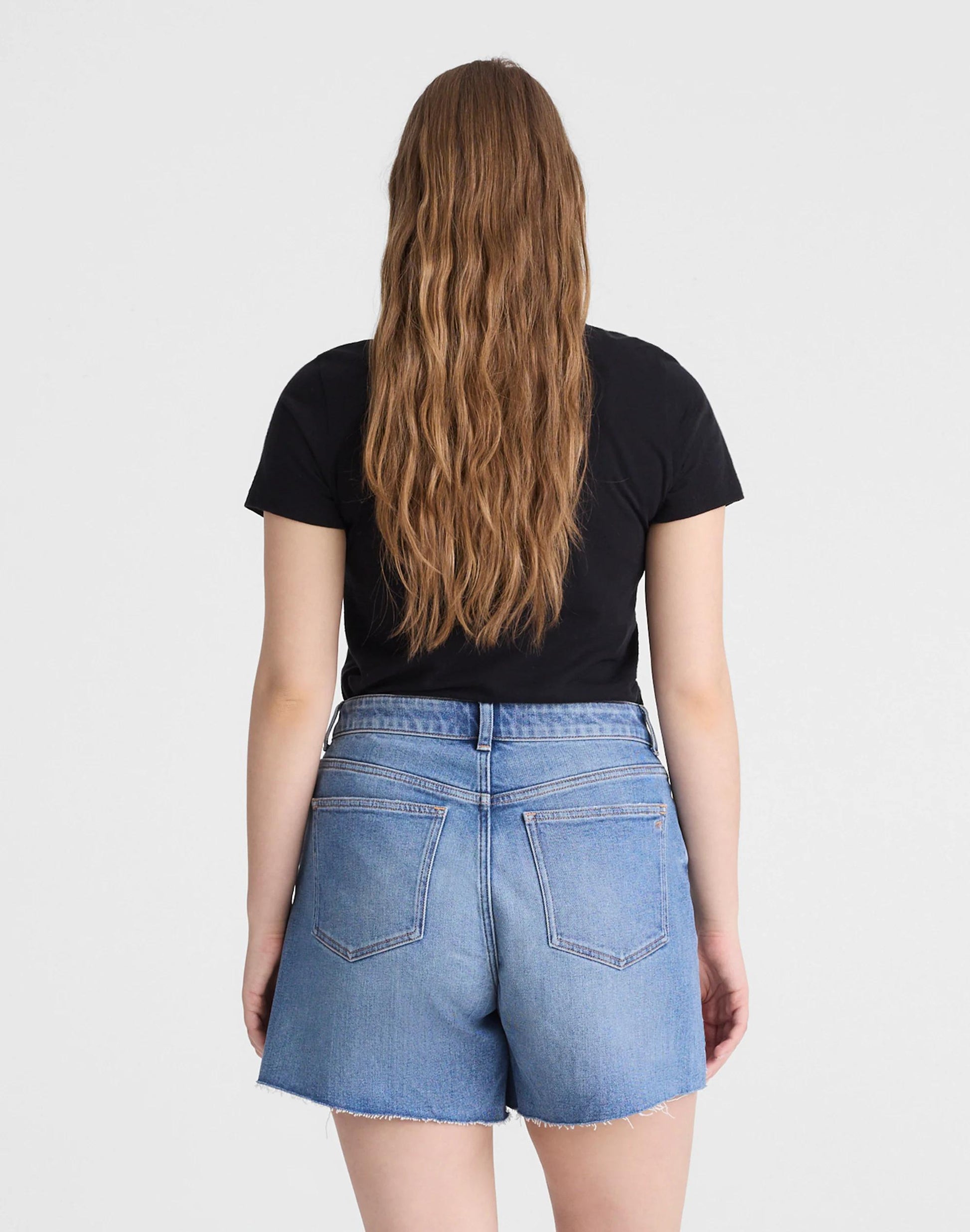 Madewell The Curvy Perfect Vintage Mid-Length Jean Short