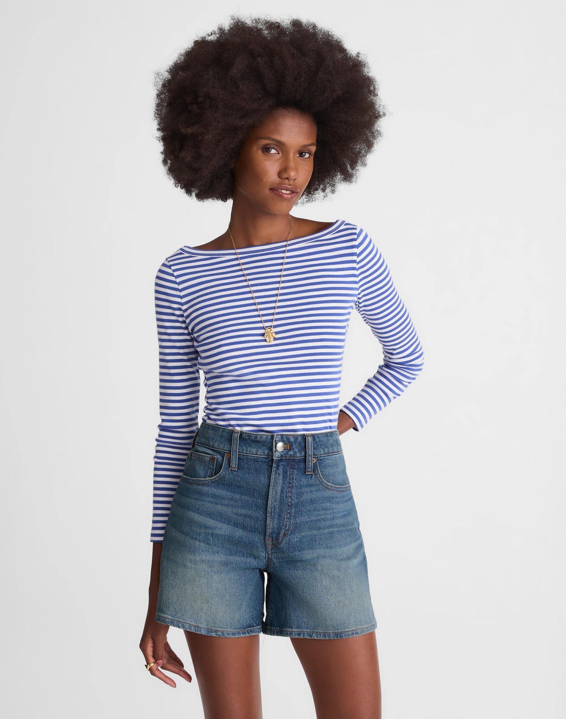 Madewell The Perfect Vintage Mid-Length Jean Short