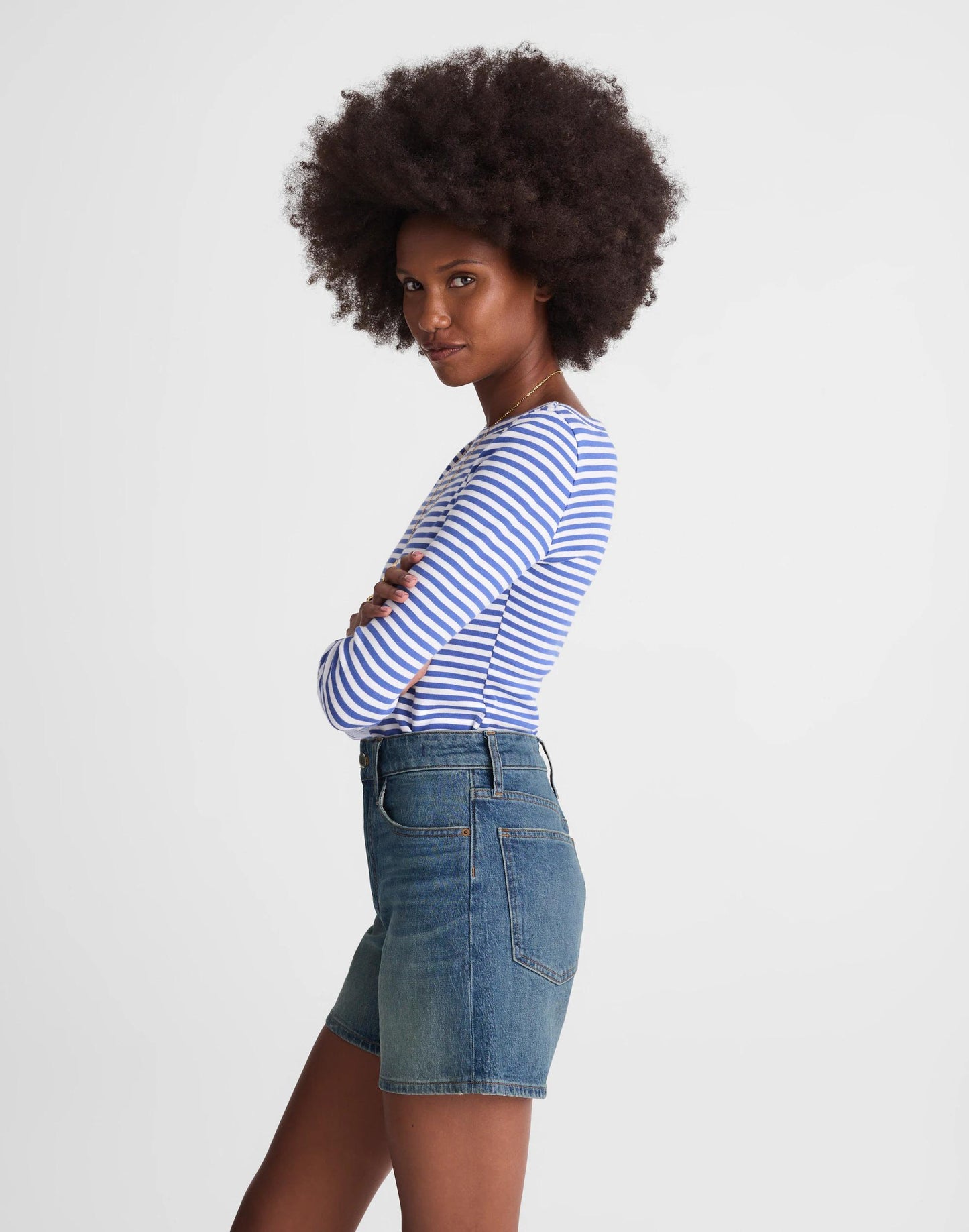 Madewell The Perfect Vintage Mid-Length Jean Short