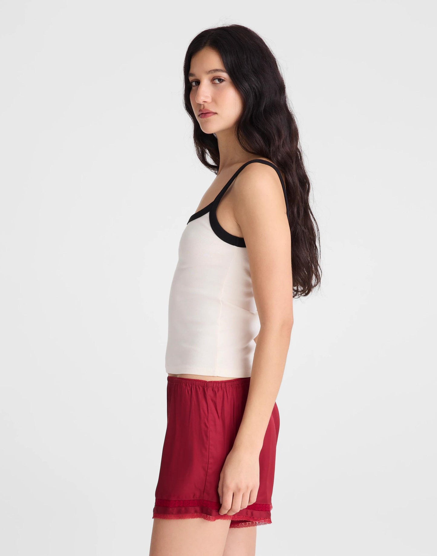Madewell Lace-Trim Pull-On Shorts