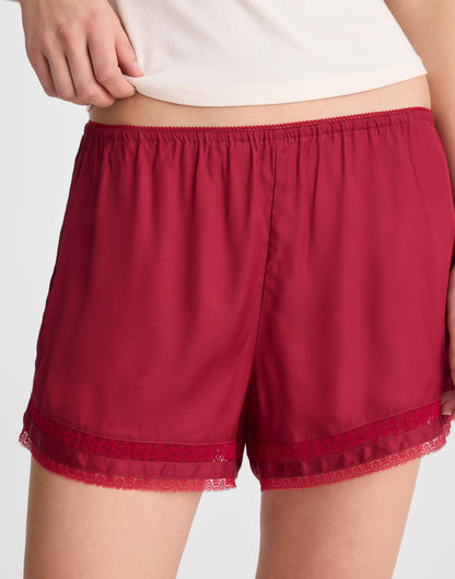 Madewell Lace-Trim Pull-On Shorts
