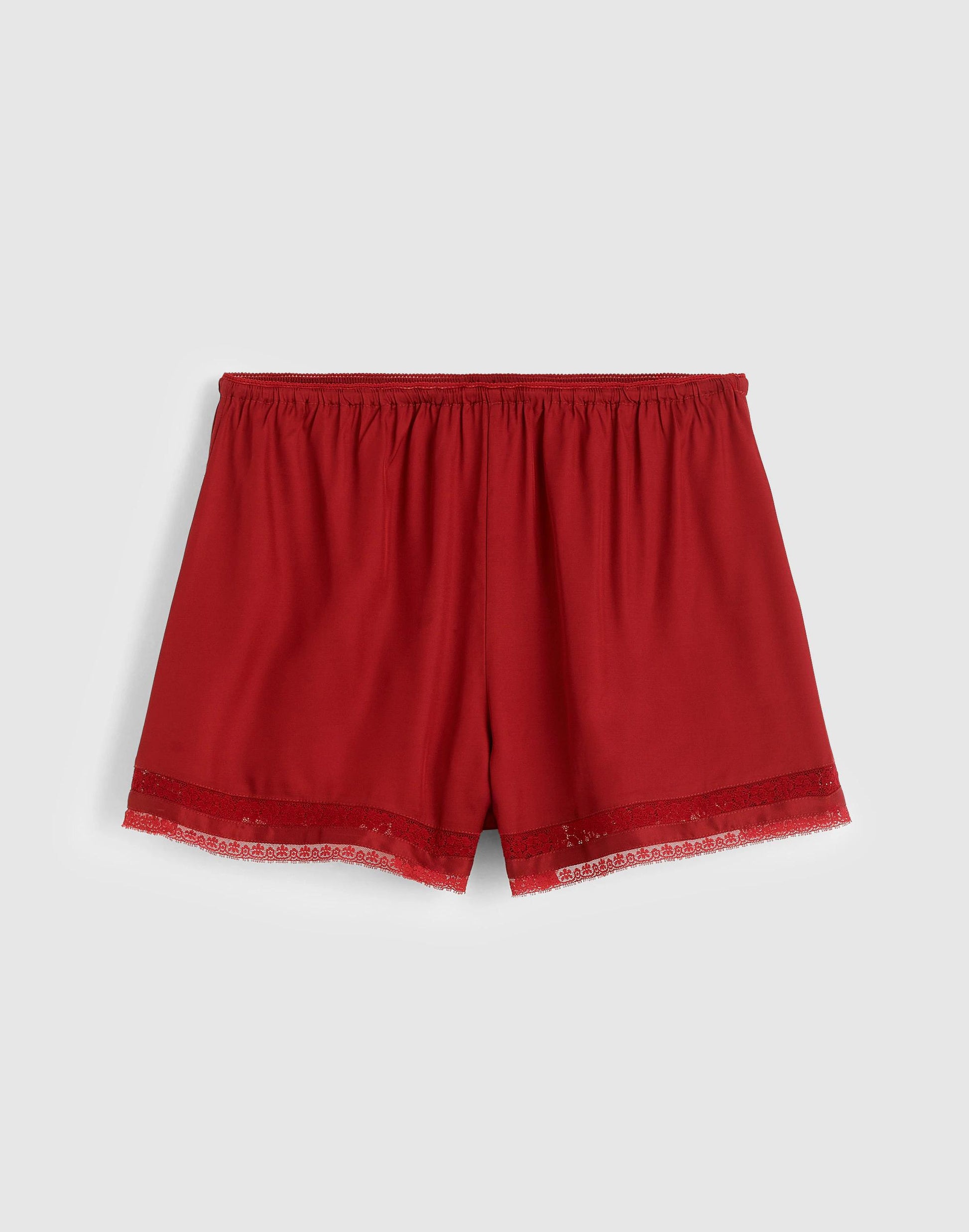 Madewell Lace-Trim Pull-On Shorts
