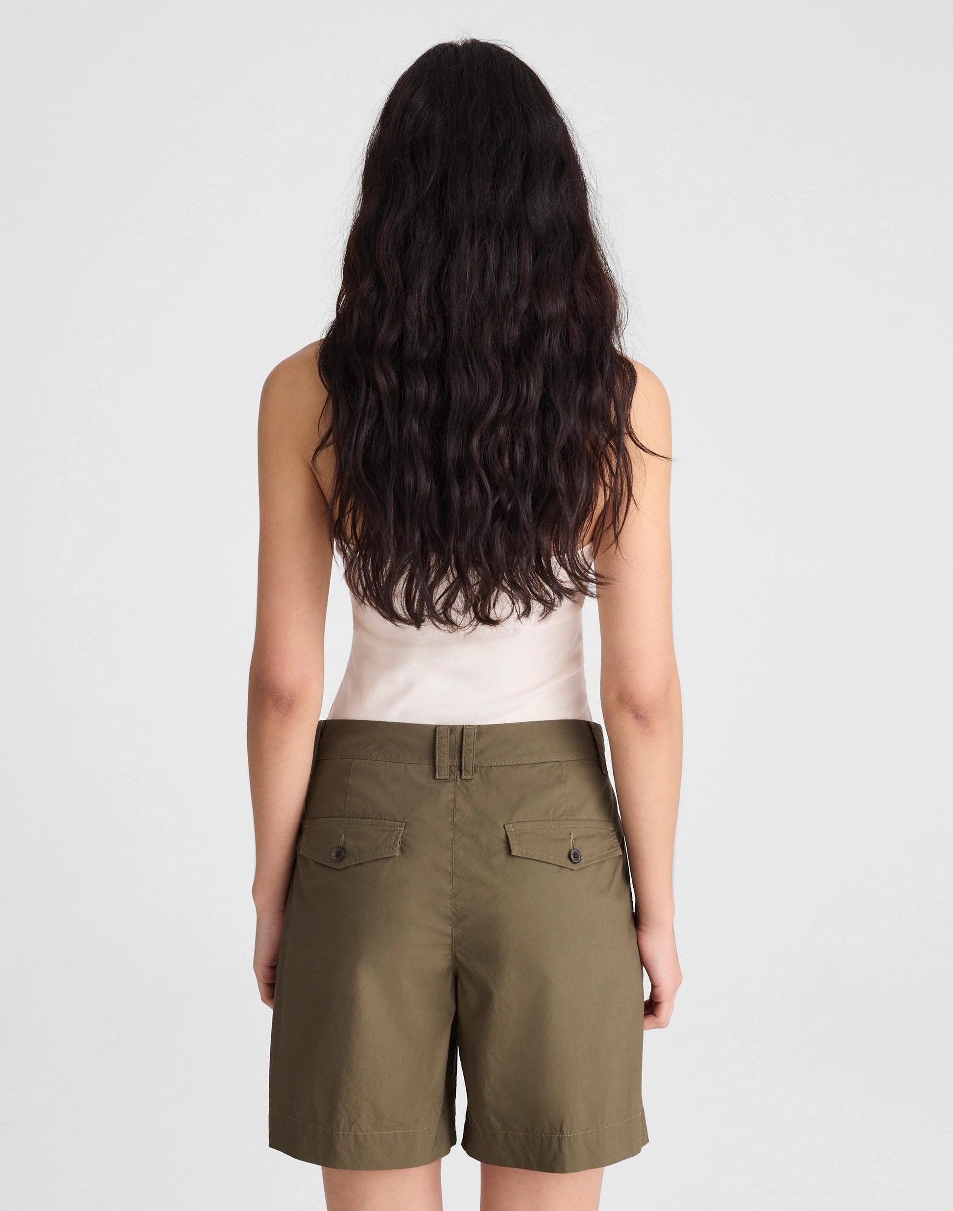 Madewell The Everyday Trouser Short in Poplin