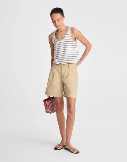 Madewell The Everyday Trouser Short in Poplin
