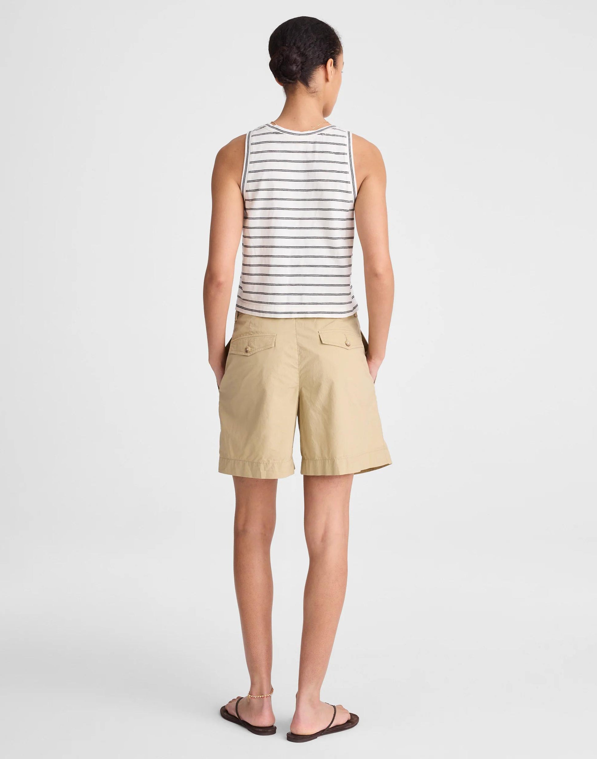 Madewell The Everyday Trouser Short in Poplin