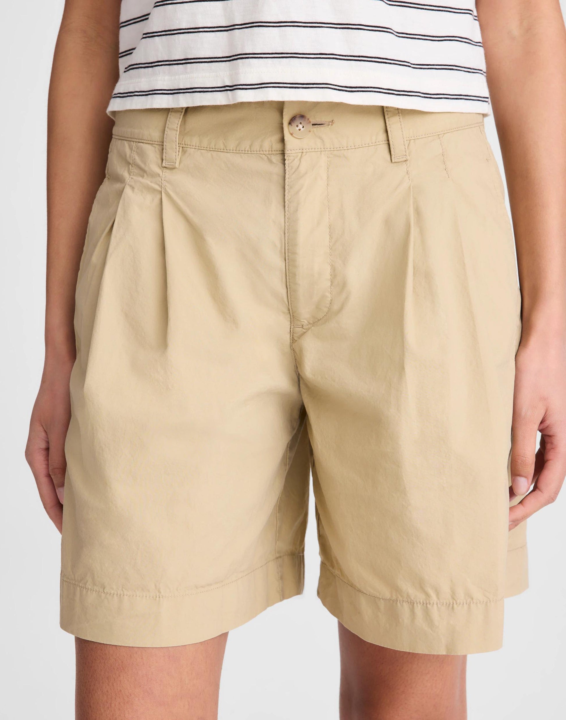 Madewell The Everyday Trouser Short in Poplin