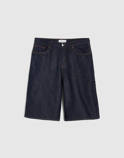 Madewell The V-Waist Bermuda Short in Airy Denim