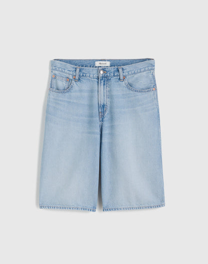 Madewell The V-Waist Bermuda Short in Airy Denim