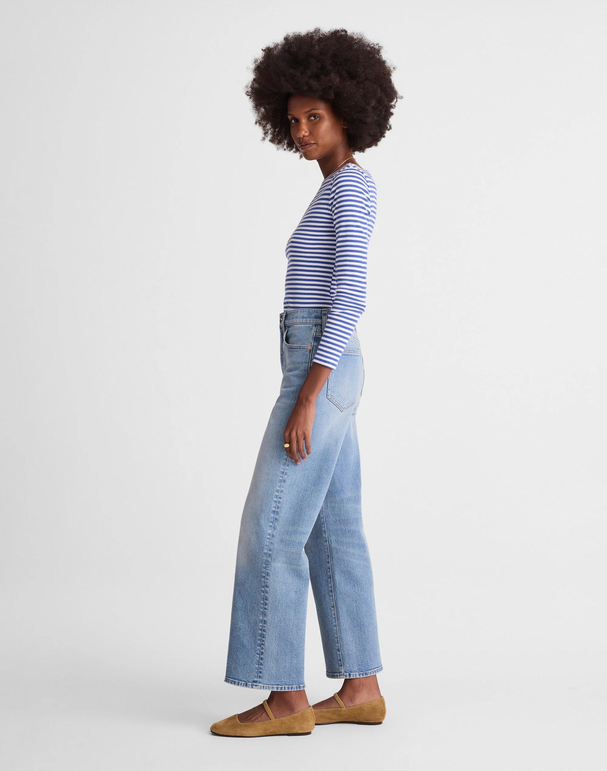 Madewell The Petite Perfect Vintage Wide-Leg Crop Jean