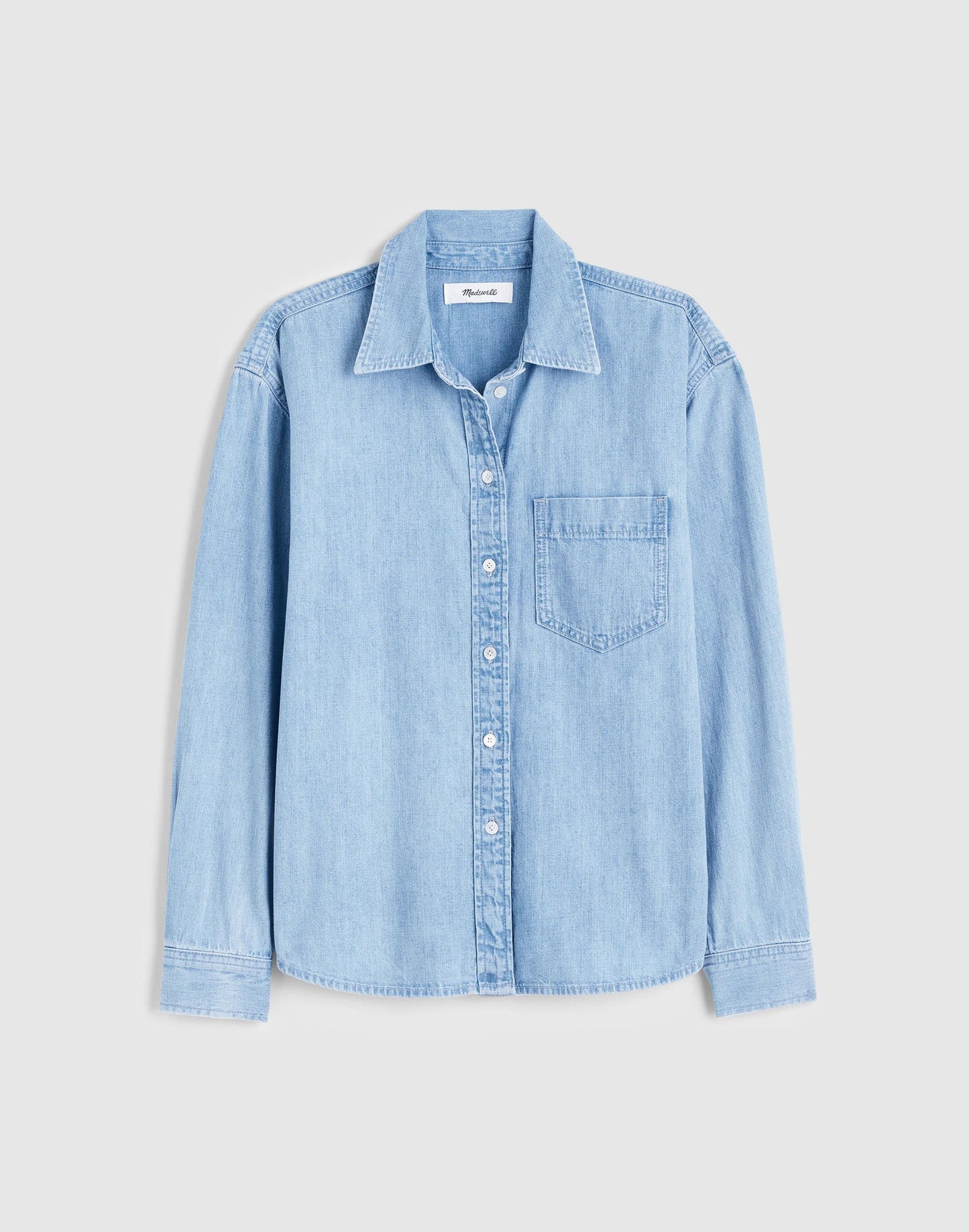 Madewell The Denim Easy Shirt in Laguna Wash