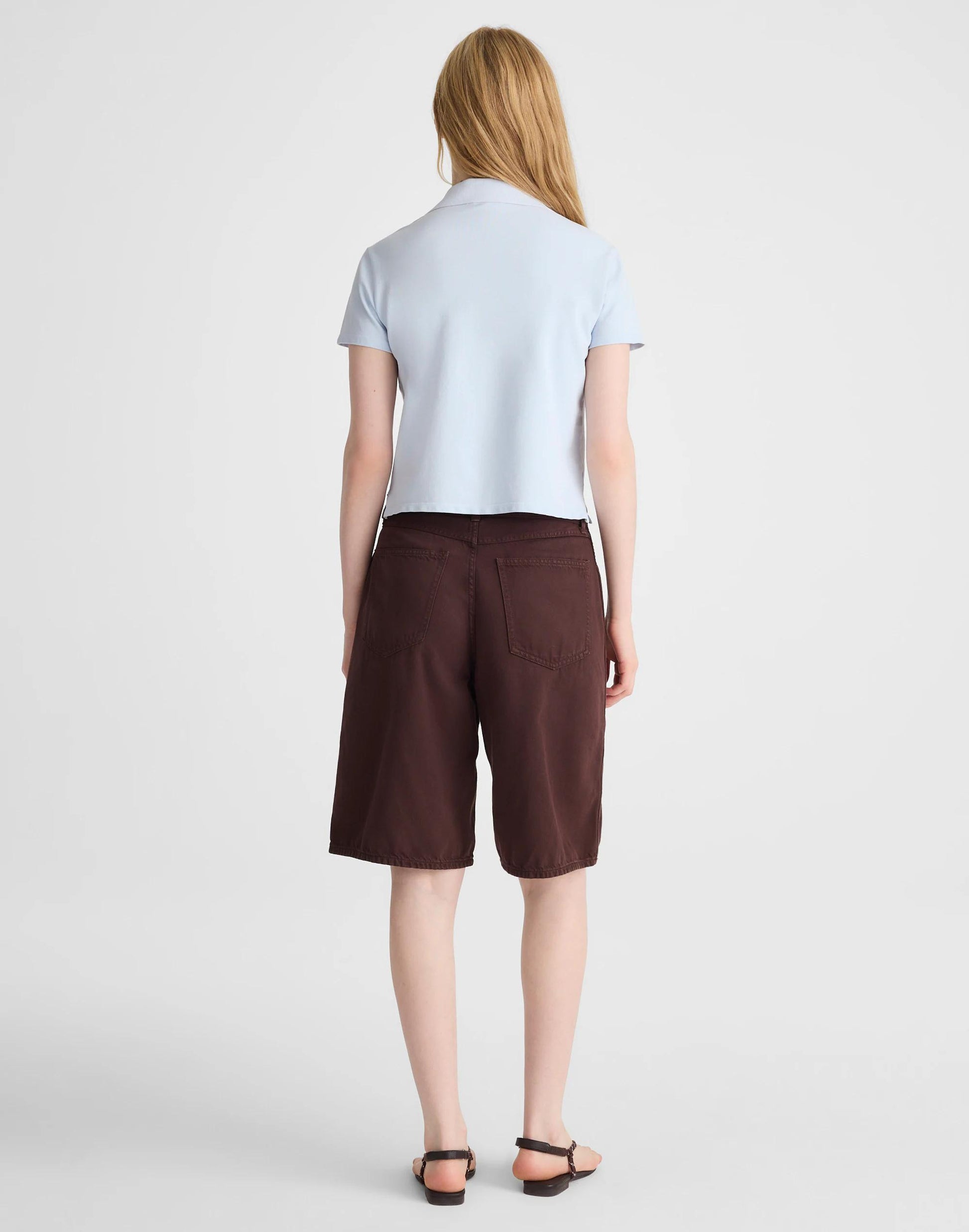 Madewell Shrunken Polo in Cotton Pique