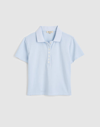 Madewell Shrunken Polo in Cotton Pique