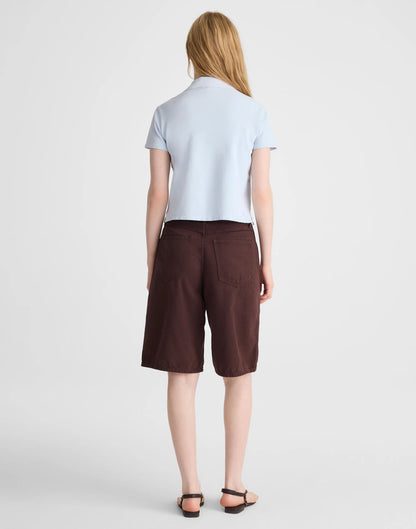 Madewell The V-Waist Bermuda Short in Airy Denim