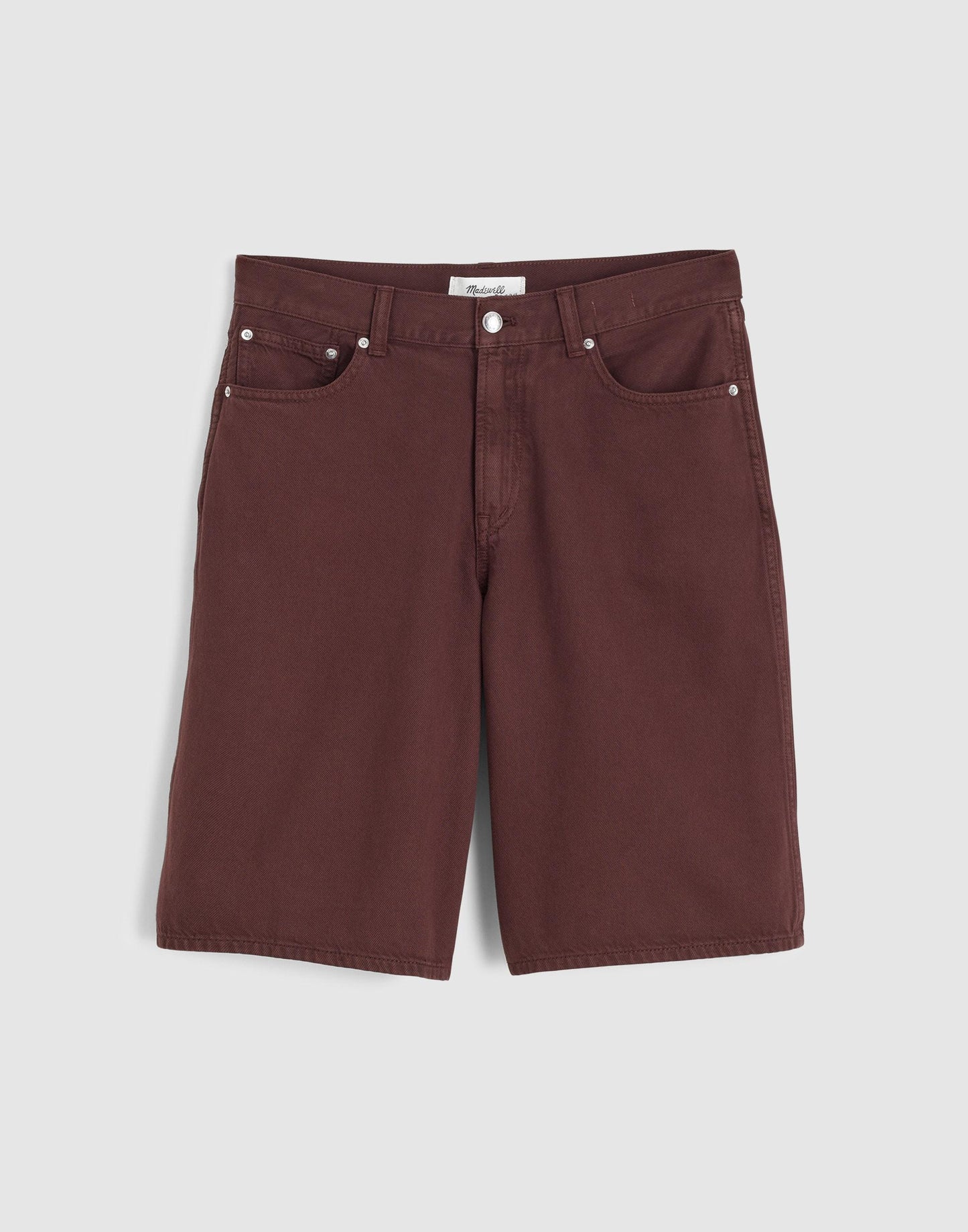 Madewell The V-Waist Bermuda Short in Airy Denim