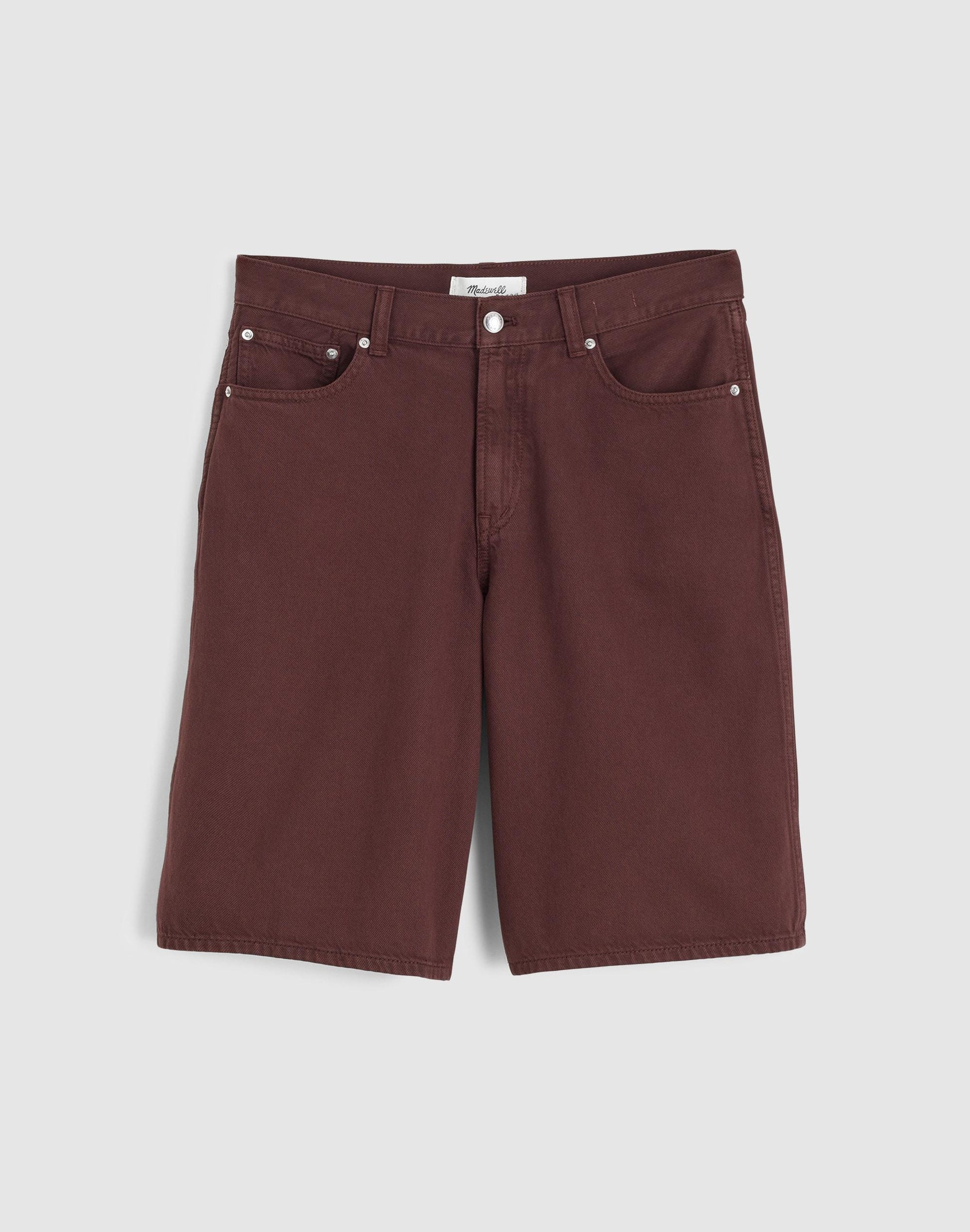 Madewell The V-Waist Bermuda Short in Airy Denim