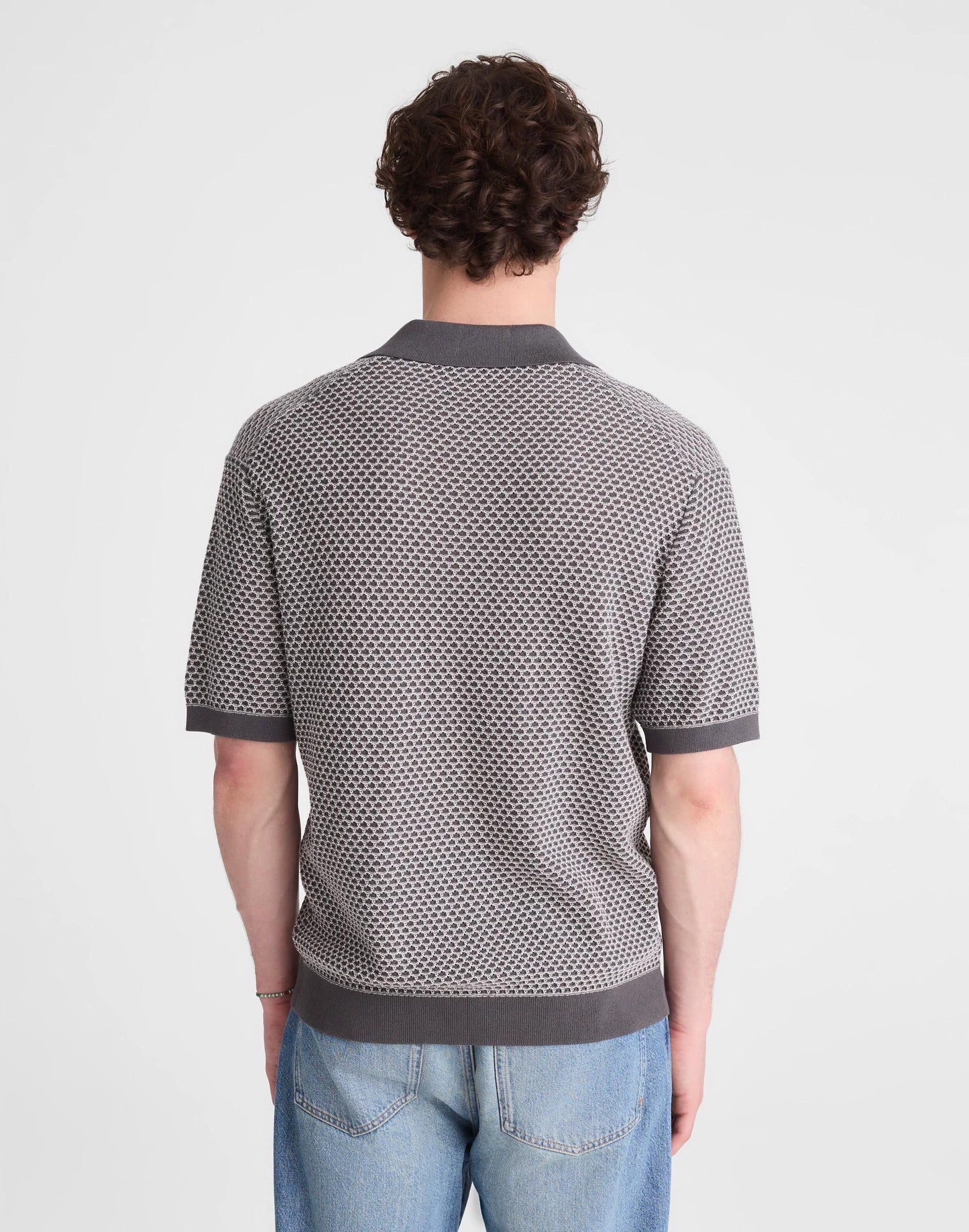 Madewell Johnny-Collar Sweater Polo