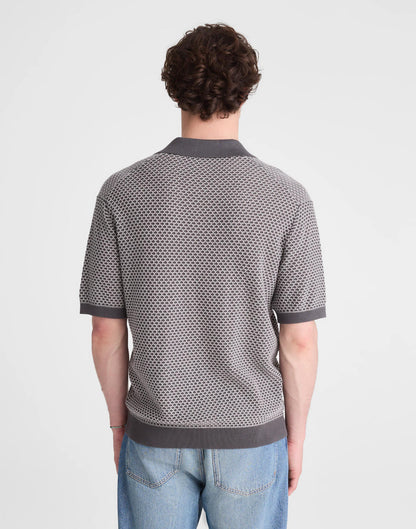 Madewell Johnny-Collar Sweater Polo