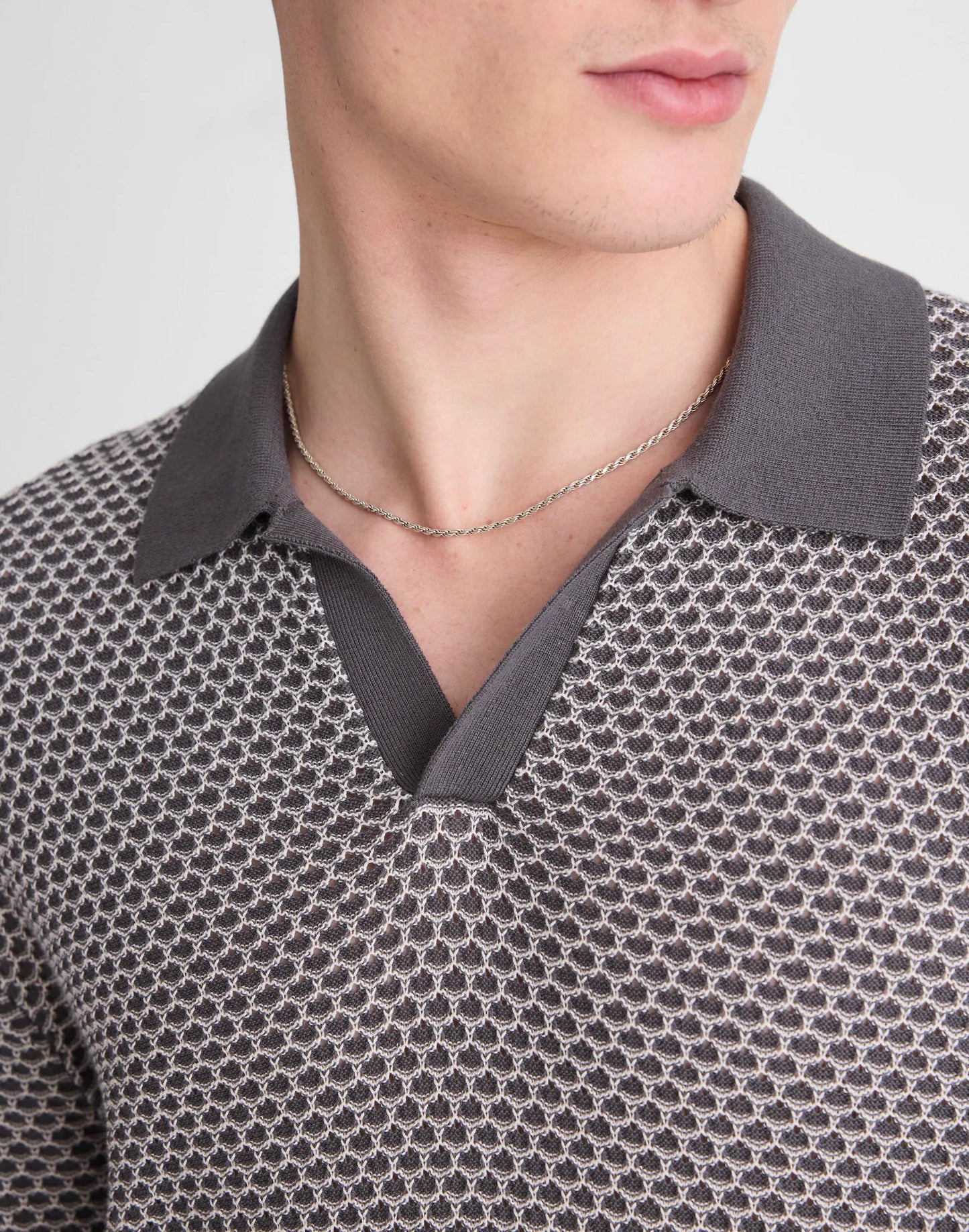 Madewell Johnny-Collar Sweater Polo