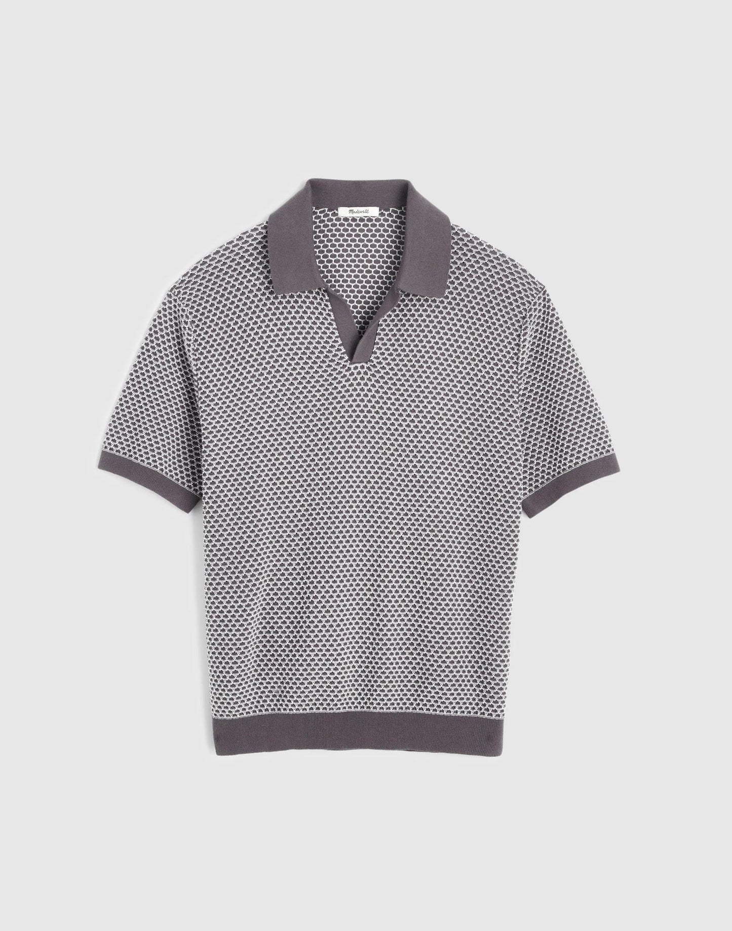Madewell Johnny-Collar Sweater Polo