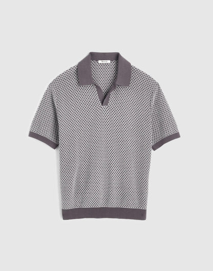 Madewell Johnny-Collar Sweater Polo