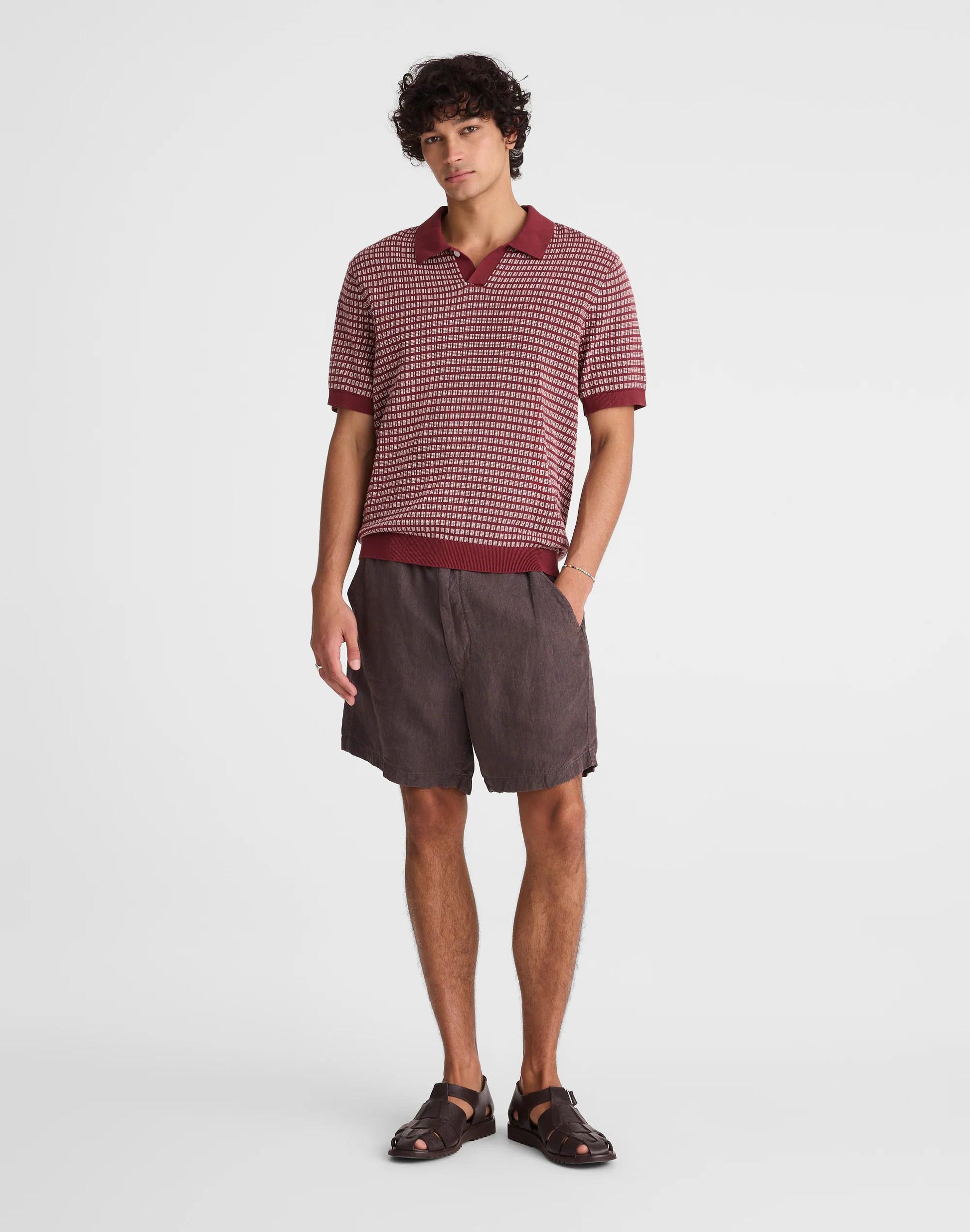 Madewell Single-Button Sweater Polo