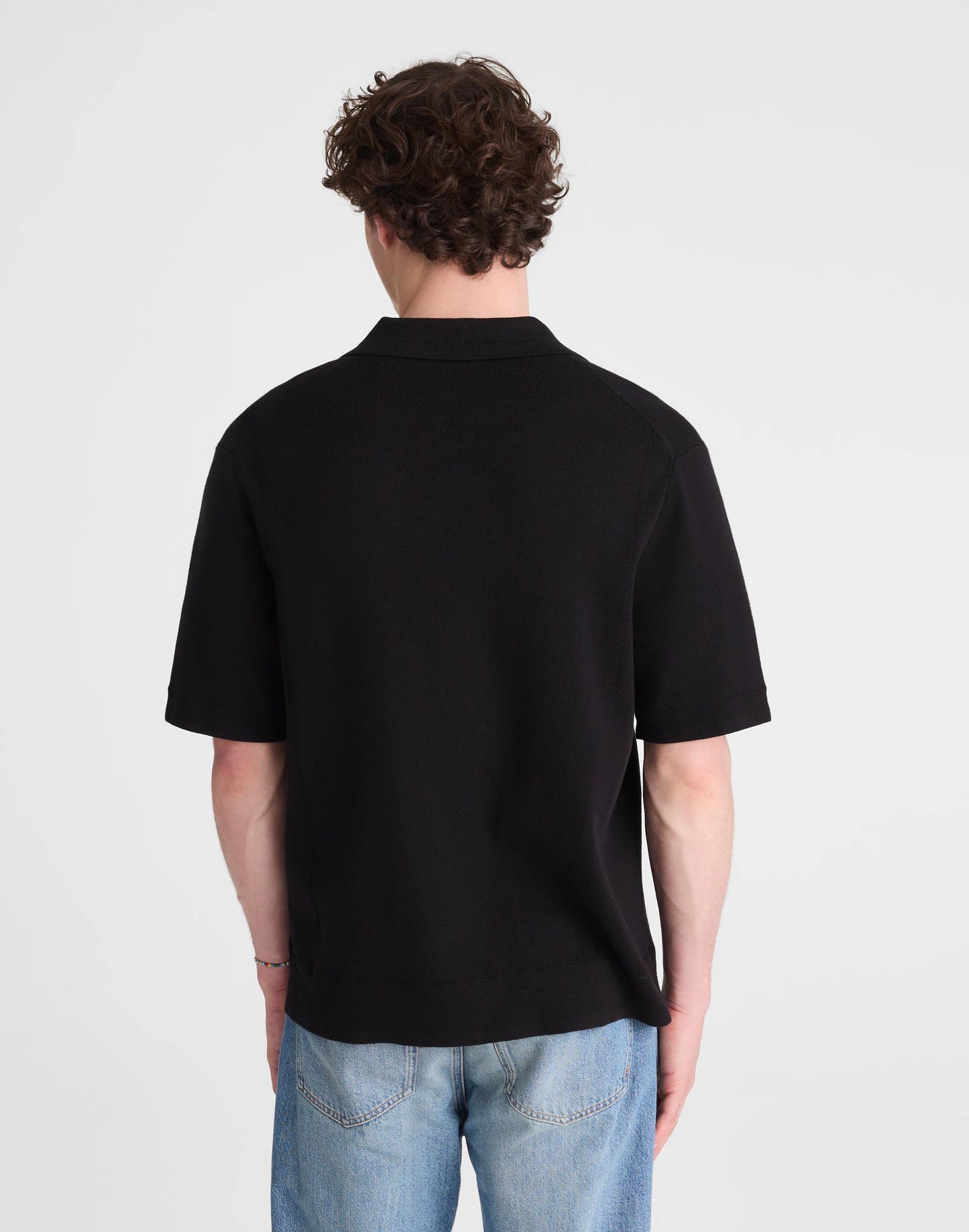 Madewell Knit Short-Sleeve Boxy Shirt