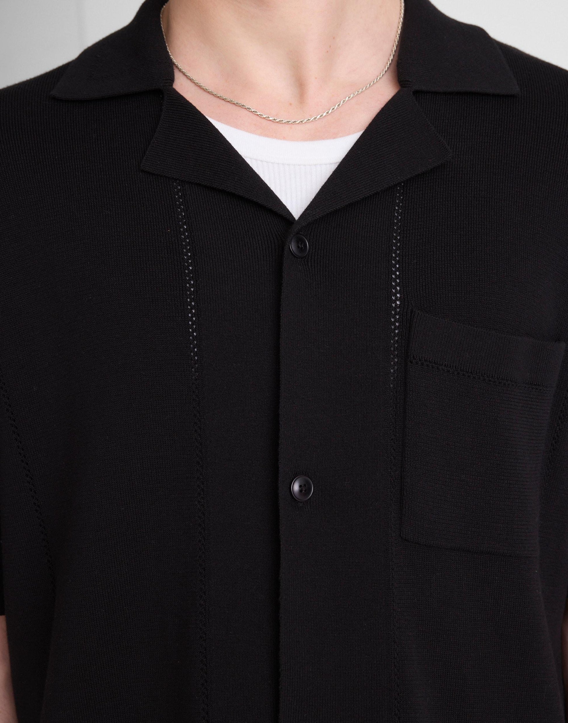 Madewell Knit Short-Sleeve Boxy Shirt