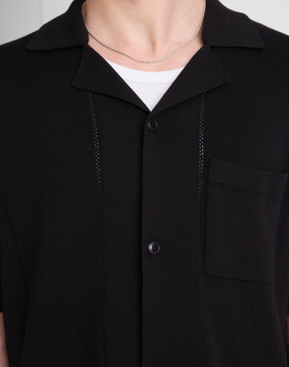 Madewell Knit Short-Sleeve Boxy Shirt