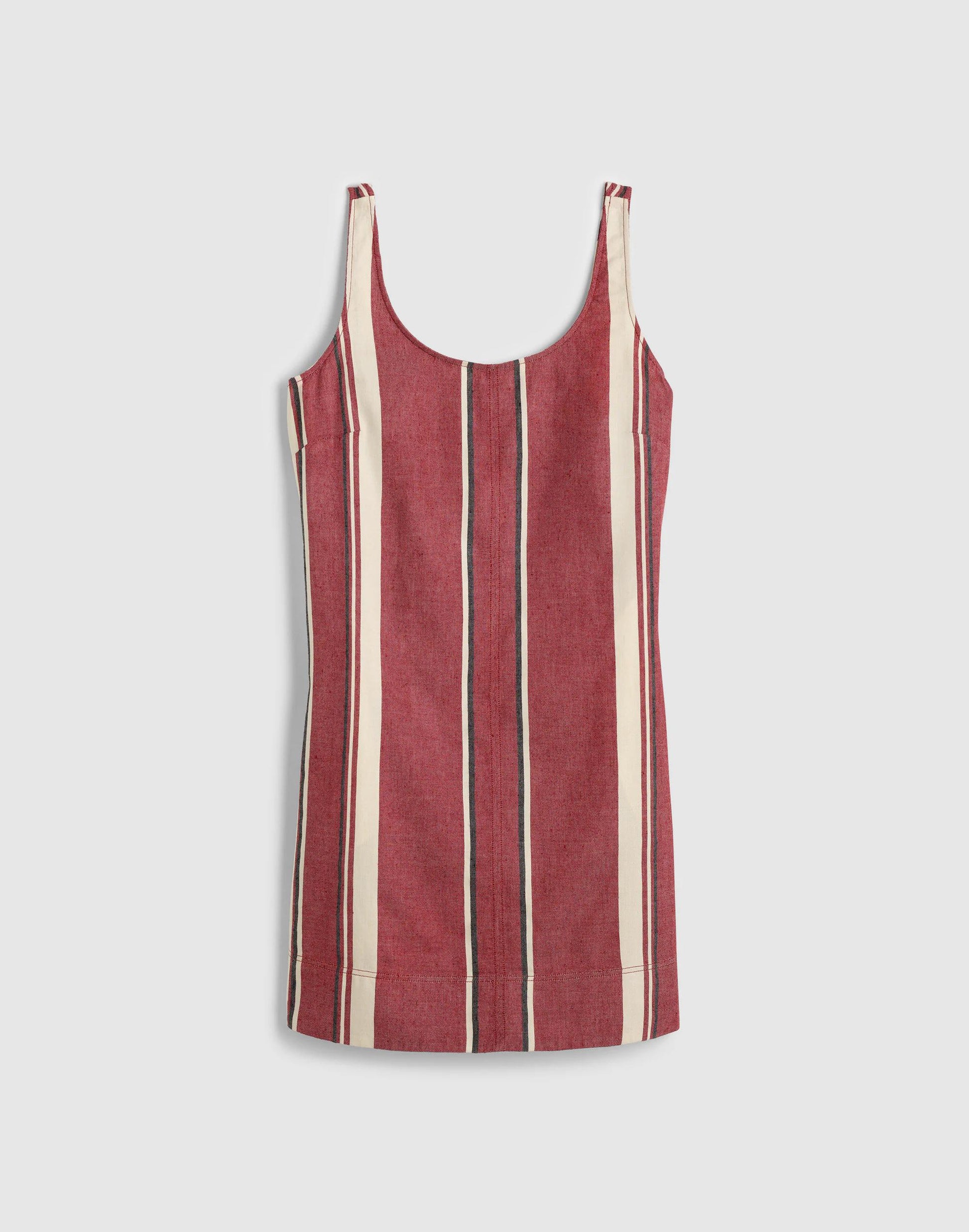 Madewell Scoopneck Mini Shift Dress in 100% Linen