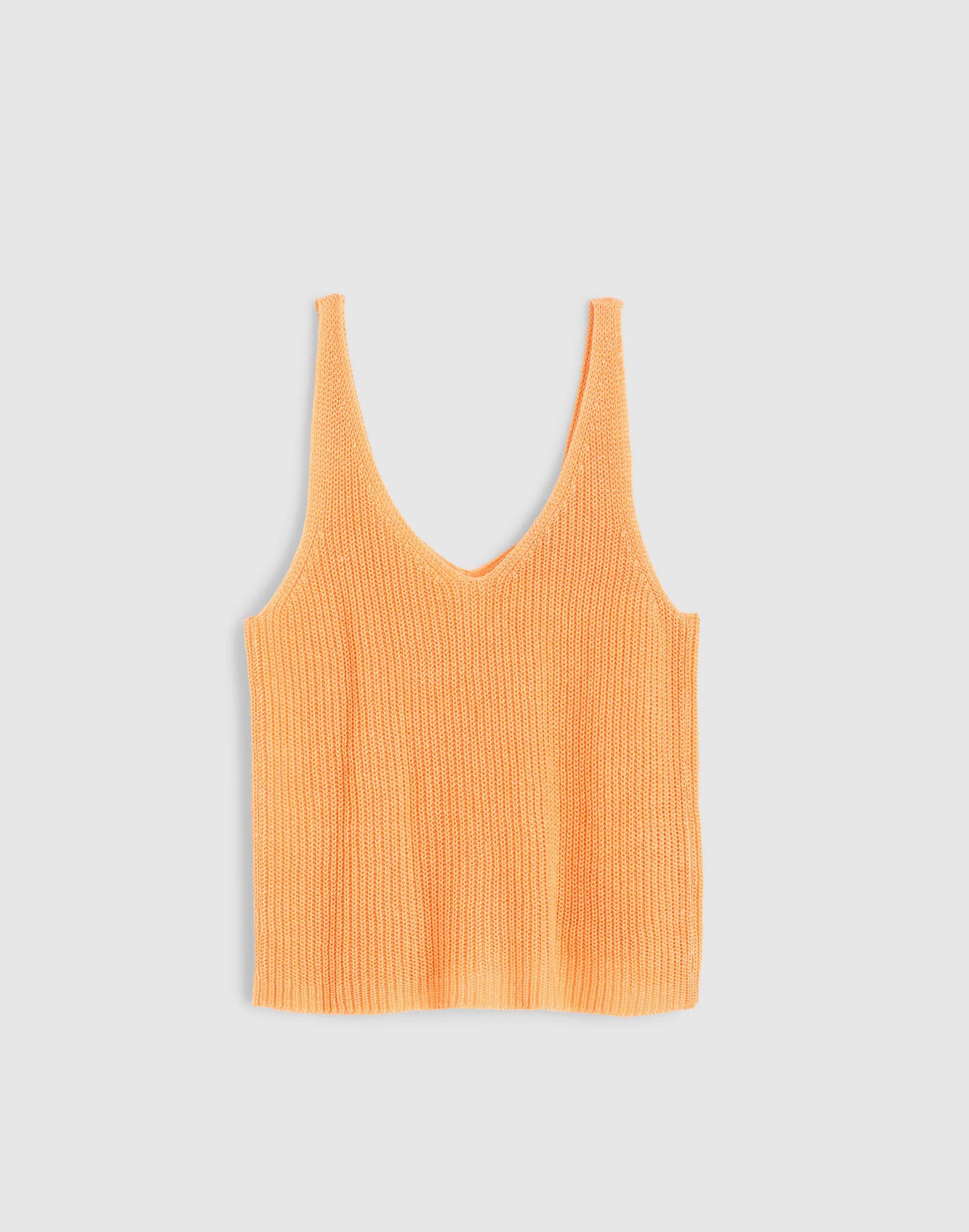 Madewell V-Neck Tank in 100% Linen