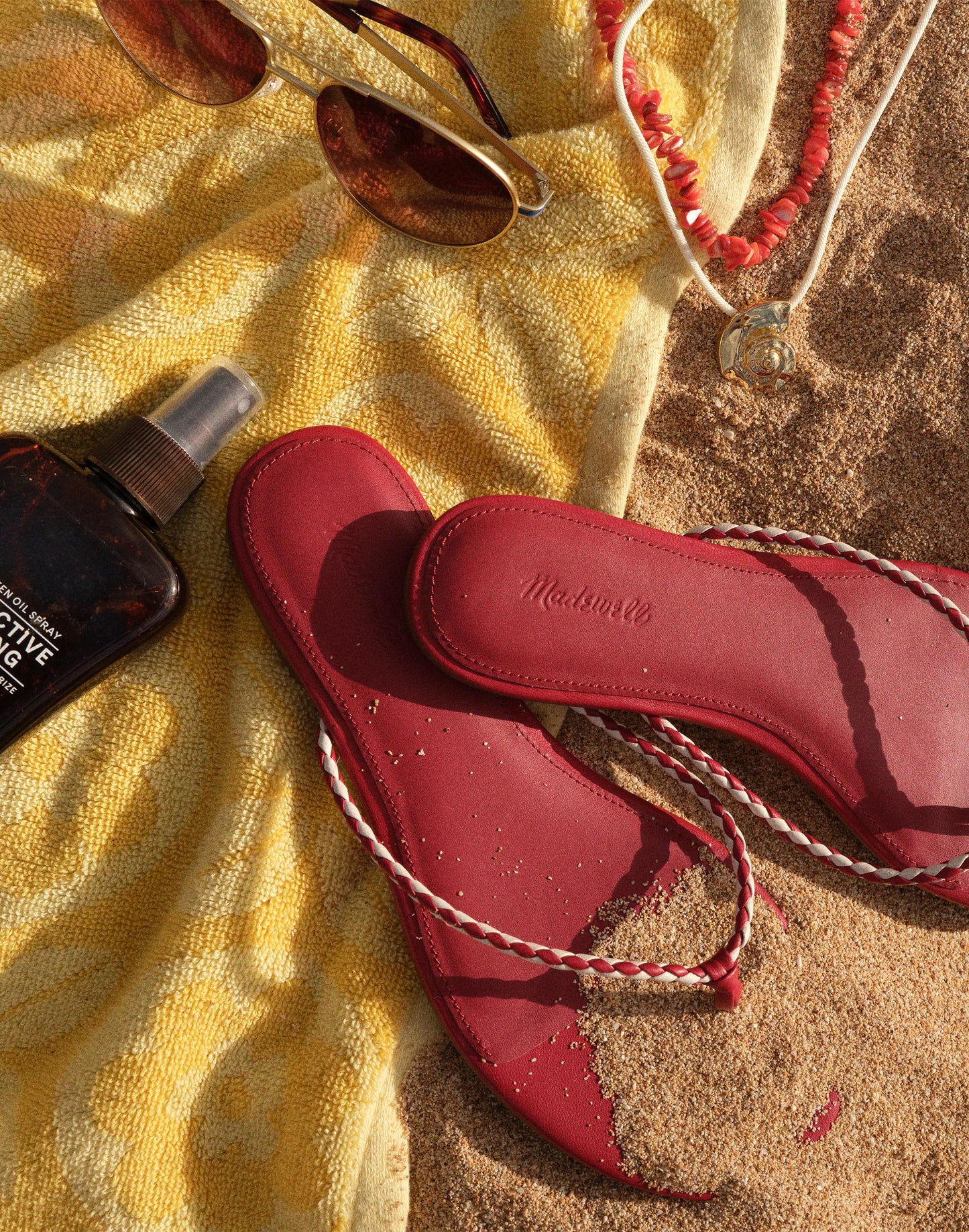 Madewell The Iggy Braided Thong Sandal