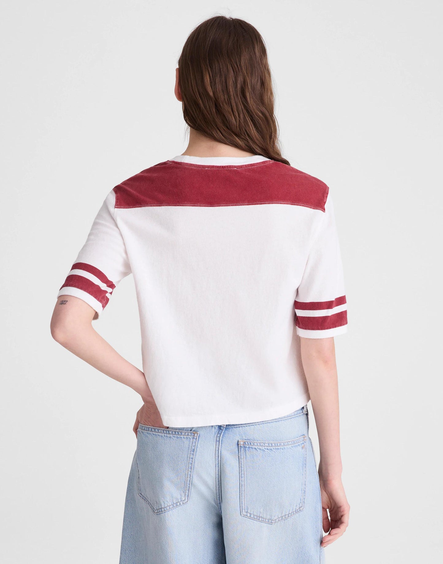 Madewell The Relaxed Varsity Tee in Vintage Jersey