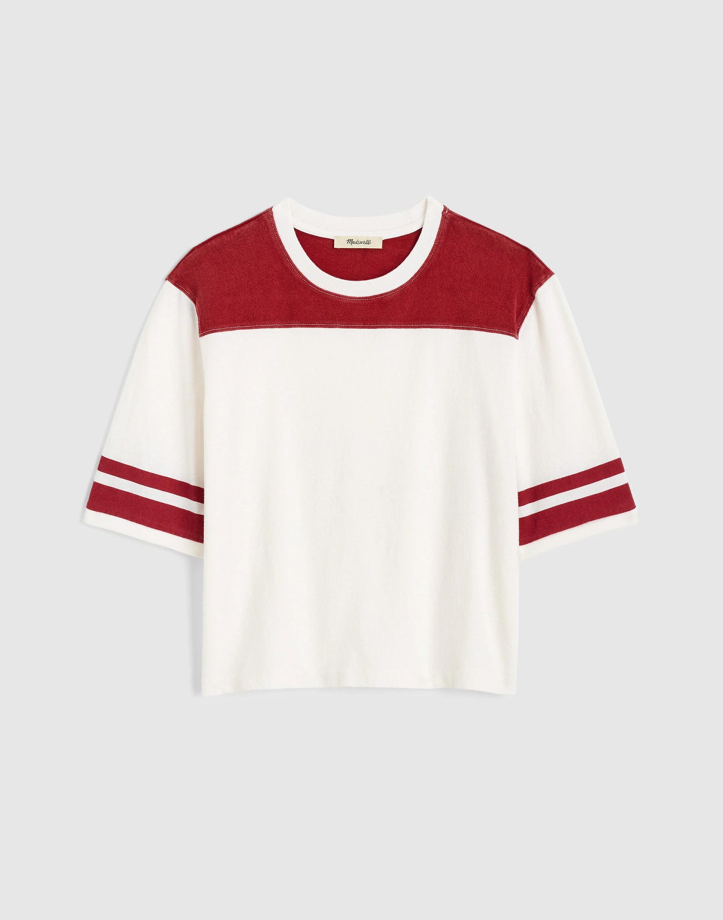 Madewell The Relaxed Varsity Tee in Vintage Jersey